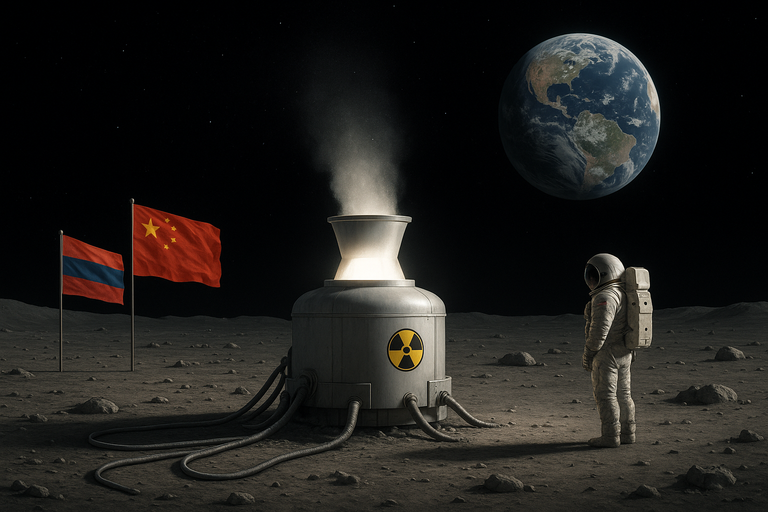 China and Russia Plan to Build Moon Nuclear Reactor by 2028